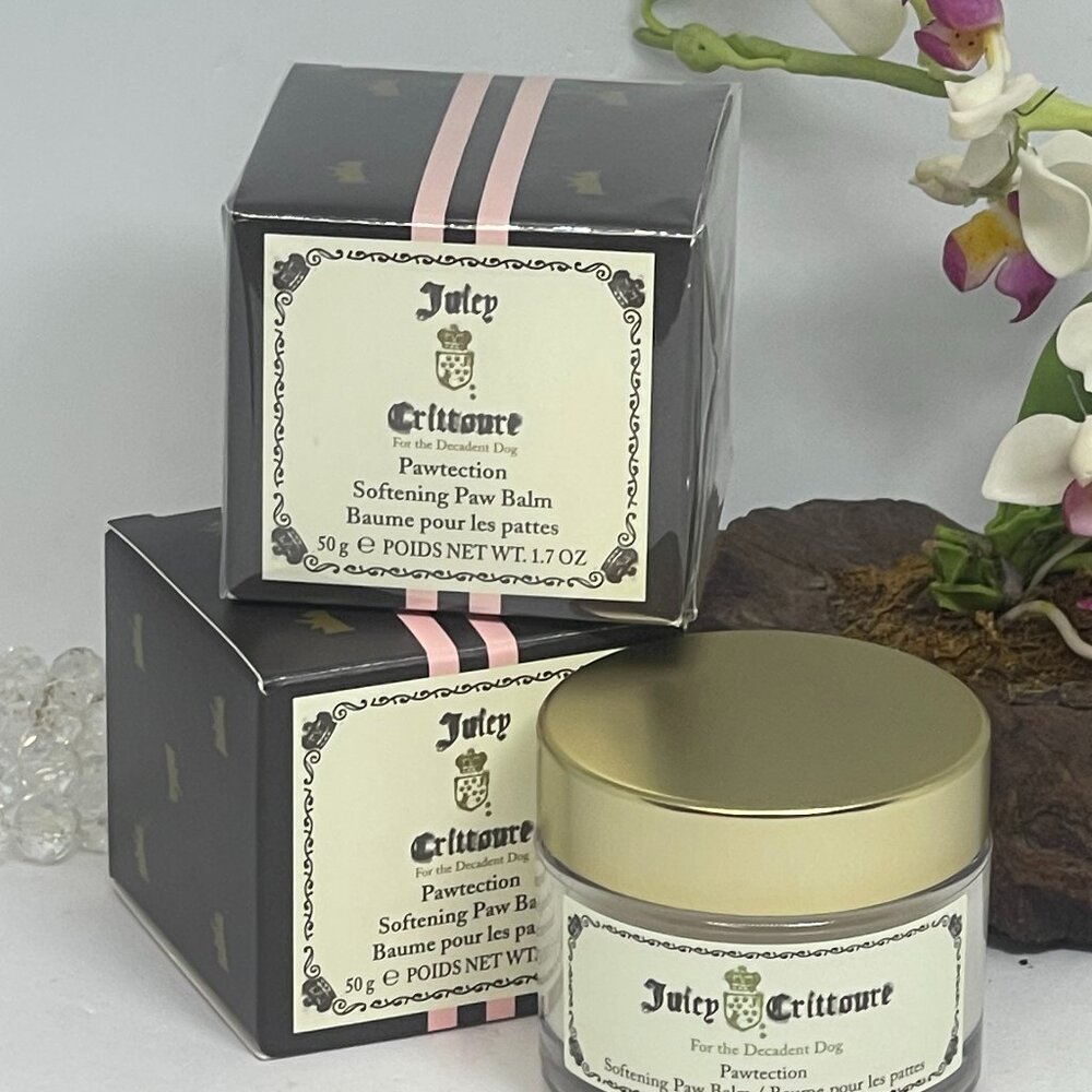 2x Juicy Crittoure by Juicy Couture Pawtection Softening Paw Balm - 1.7 oz - NIB